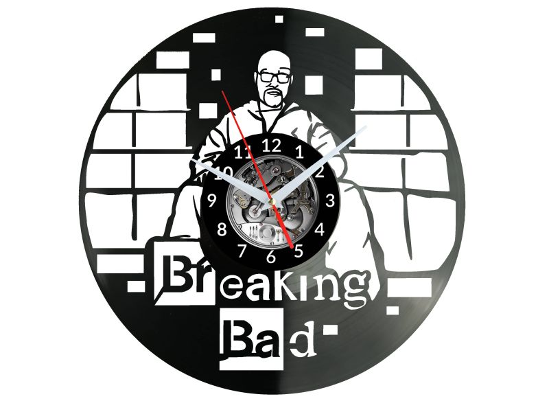 Breaking Bad Vinyl Zegar Ścienny Płyta Winylowa Nowoczesny Dekoracyjny Na Prezent Urodziny