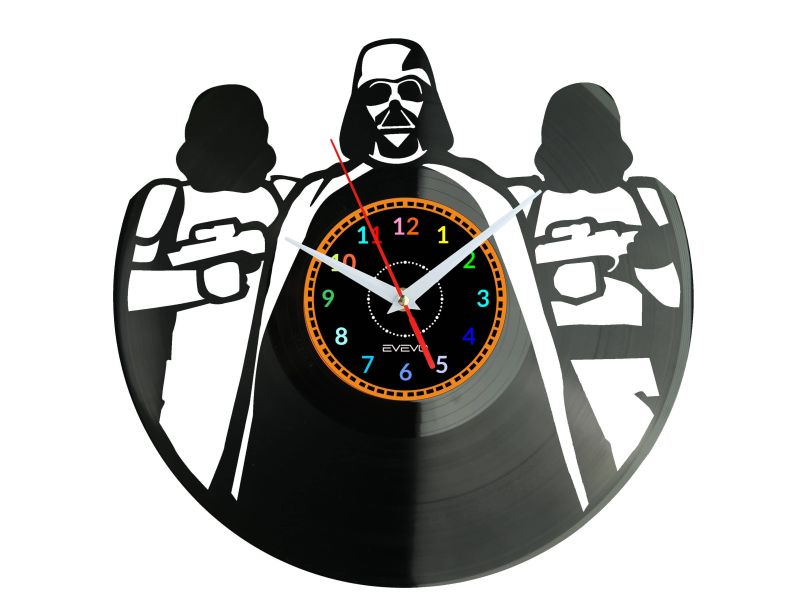 Star Wars Vinyl Zegar Ścienny Płyta Winylowa Nowoczesny Dekoracyjny Na Prezent Urodziny