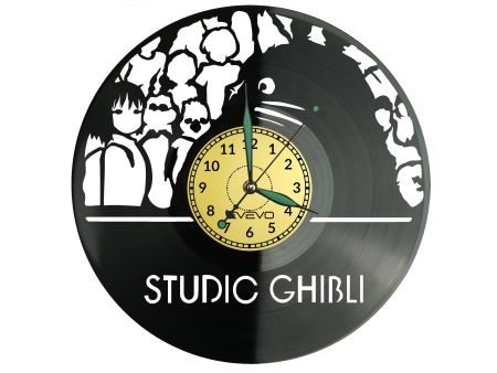 Studio Ghibli Vinyl Zegar Ścienny Płyta Winylowa Nowoczesny Dekoracyjny Na Prezent Urodziny