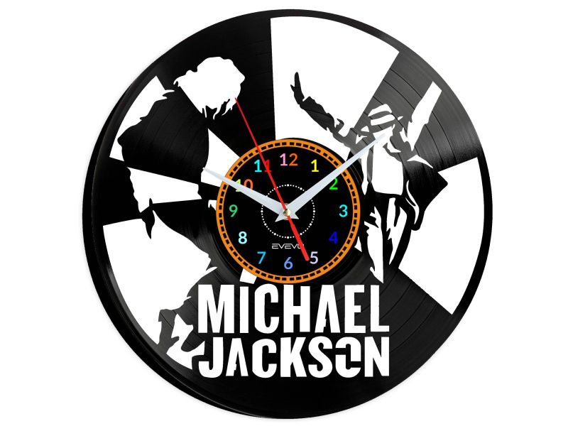 Michael Jackson Vinyl Zegar Ścienny Płyta Winylowa Nowoczesny Dekoracyjny Na Prezent Urodziny