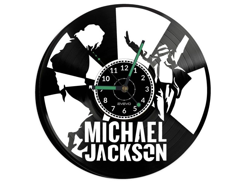 Michael Jackson Vinyl Zegar Ścienny Płyta Winylowa Nowoczesny Dekoracyjny Na Prezent Urodziny