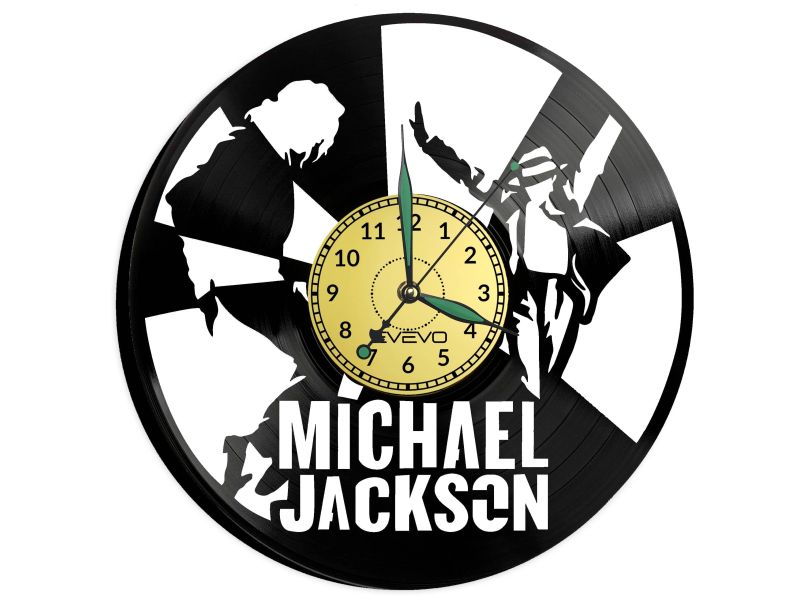 Michael Jackson Vinyl Zegar Ścienny Płyta Winylowa Nowoczesny Dekoracyjny Na Prezent Urodziny