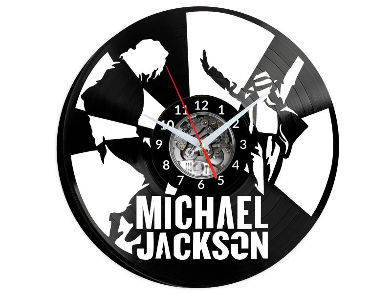 Michael Jackson Vinyl Zegar Ścienny Płyta Winylowa Nowoczesny Dekoracyjny Na Prezent Urodziny