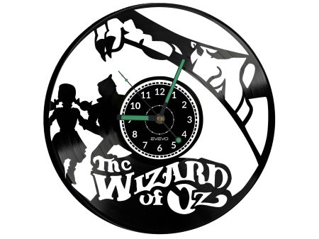 The Wizard of Oz Czarownik z Kraiony OZ Vinyl Zegar Ścienny Płyta Winylowa Nowoczesny Dekoracyjny Na Prezent Urodziny