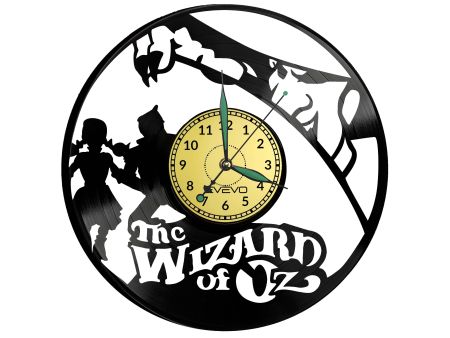 The Wizard of Oz Czarownik z Kraiony OZ Vinyl Zegar Ścienny Płyta Winylowa Nowoczesny Dekoracyjny Na Prezent Urodziny