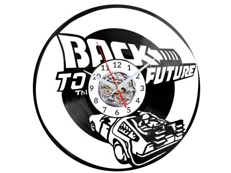 Back to the Future Vinyl Zegar Ścienny Płyta Winylowa Nowoczesny Dekoracyjny Na Prezent Urodziny