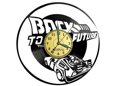 Back to the Future Vinyl Zegar Ścienny Płyta Winylowa Nowoczesny Dekoracyjny Na Prezent Urodziny