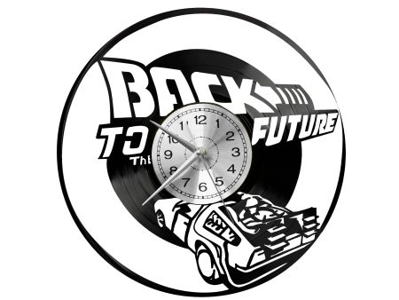 Back to the Future Vinyl Zegar Ścienny Płyta Winylowa Nowoczesny Dekoracyjny Na Prezent Urodziny