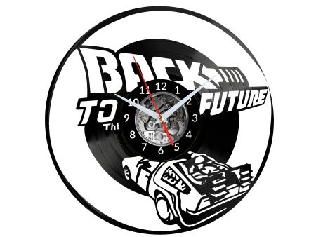 Back to the Future Vinyl Zegar Ścienny Płyta Winylowa Nowoczesny Dekoracyjny Na Prezent Urodziny