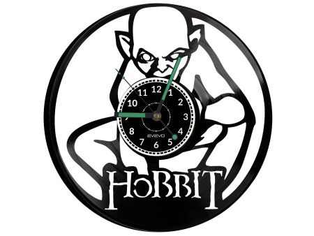 Lord Of The Rings Gollum Vinyl Zegar Ścienny Płyta Winylowa Nowoczesny Dekoracyjny Na Prezent Urodziny