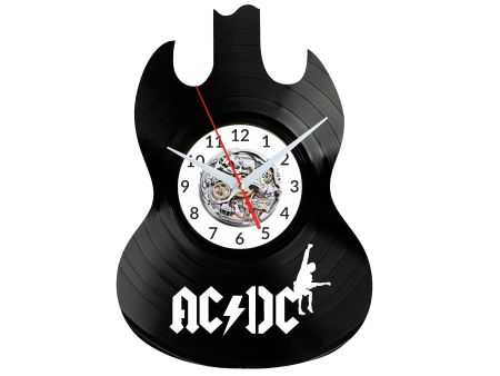 ACDC Vinyl Zegar Ścienny Płyta Winylowa Nowoczesny Dekoracyjny Na Prezent Urodziny