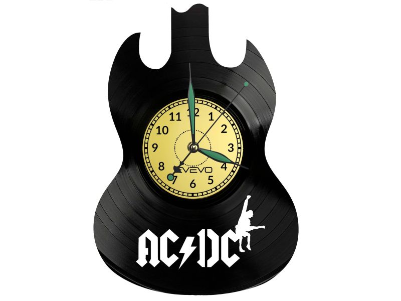 ACDC Vinyl Zegar Ścienny Płyta Winylowa Nowoczesny Dekoracyjny Na Prezent Urodziny