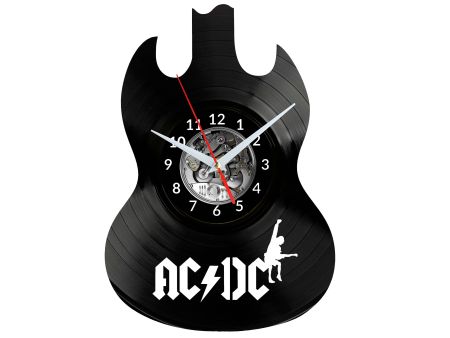 ACDC Vinyl Zegar Ścienny Płyta Winylowa Nowoczesny Dekoracyjny Na Prezent Urodziny