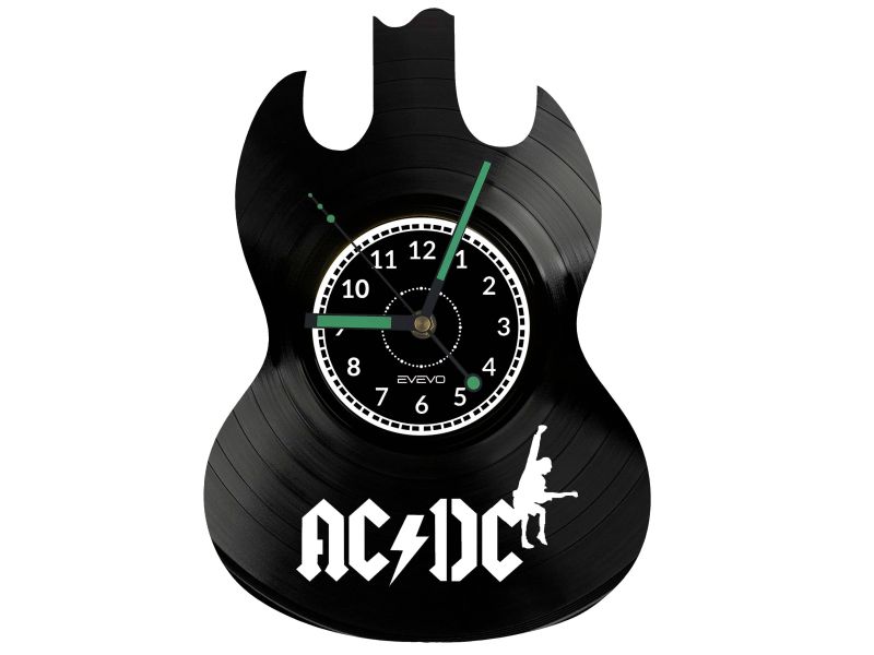 ACDC Vinyl Zegar Ścienny Płyta Winylowa Nowoczesny Dekoracyjny Na Prezent Urodziny