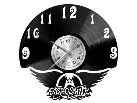 Aerosmith Vinyl Zegar Ścienny Płyta Winylowa Nowoczesny Dekoracyjny Na Prezent Urodziny