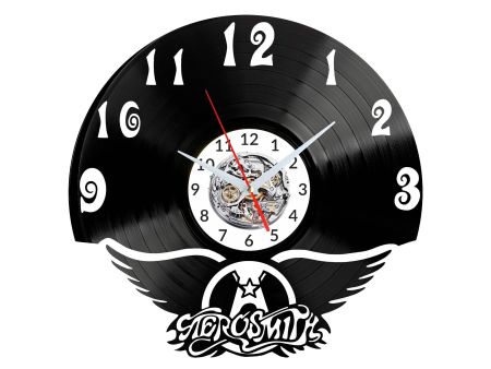 Aerosmith Vinyl Zegar Ścienny Płyta Winylowa Nowoczesny Dekoracyjny Na Prezent Urodziny