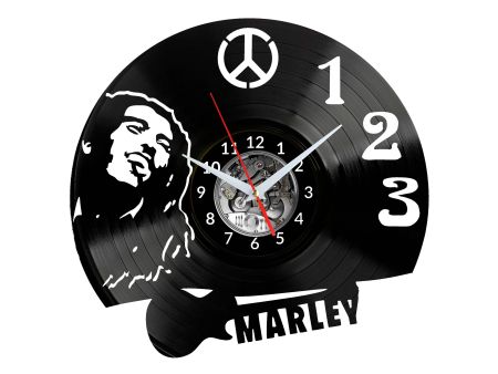 Bob Marley Vinyl Zegar Ścienny Płyta Winylowa Nowoczesny Dekoracyjny Na Prezent Urodziny