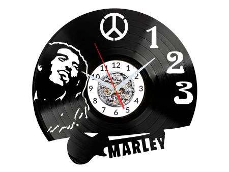 Bob Marley Vinyl Zegar Ścienny Płyta Winylowa Nowoczesny Dekoracyjny Na Prezent Urodziny