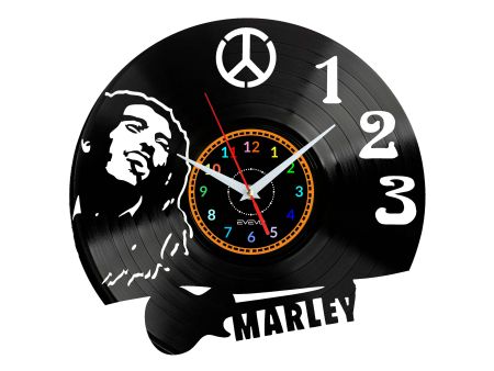 Bob Marley Vinyl Zegar Ścienny Płyta Winylowa Nowoczesny Dekoracyjny Na Prezent Urodziny