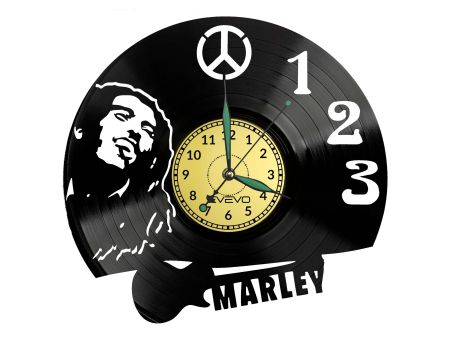 Bob Marley Vinyl Zegar Ścienny Płyta Winylowa Nowoczesny Dekoracyjny Na Prezent Urodziny