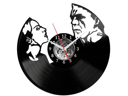 Bride Of Frankenstein Vinyl Zegar Ścienny Płyta Winylowa Nowoczesny Dekoracyjny Na Prezent Urodziny