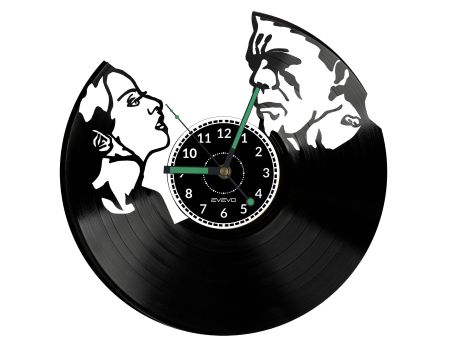 Bride Of Frankenstein Vinyl Zegar Ścienny Płyta Winylowa Nowoczesny Dekoracyjny Na Prezent Urodziny