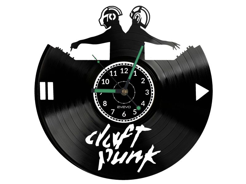 Daft Punk Vinyl Zegar Ścienny Płyta Winylowa Nowoczesny Dekoracyjny Na Prezent Urodziny