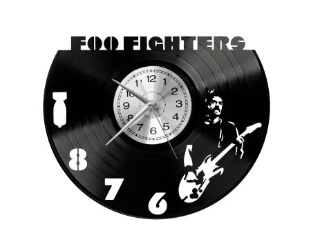 Foo Fighters Vinyl Zegar Ścienny Płyta Winylowa Nowoczesny Dekoracyjny Na Prezent Urodziny