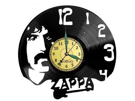 Frank Zappa Vinyl Zegar Ścienny Płyta Winylowa Nowoczesny Dekoracyjny Na Prezent Urodziny