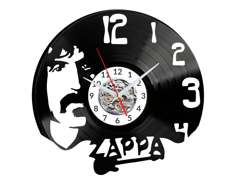 Frank Zappa Vinyl Zegar Ścienny Płyta Winylowa Nowoczesny Dekoracyjny Na Prezent Urodziny