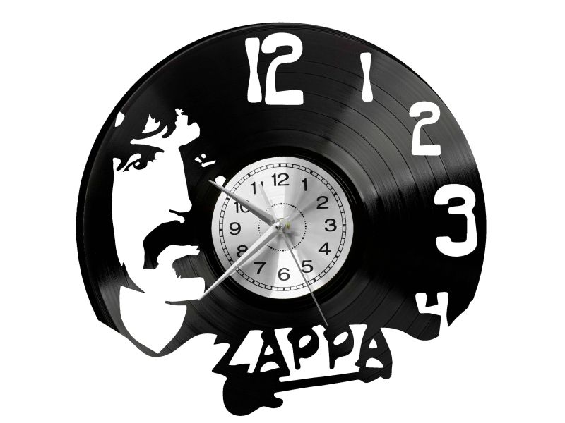 Frank Zappa Vinyl Zegar Ścienny Płyta Winylowa Nowoczesny Dekoracyjny Na Prezent Urodziny