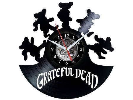 Grateful Dead Vinyl Zegar Ścienny Płyta Winylowa Nowoczesny Dekoracyjny Na Prezent Urodziny