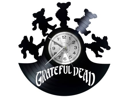 Grateful Dead Vinyl Zegar Ścienny Płyta Winylowa Nowoczesny Dekoracyjny Na Prezent Urodziny