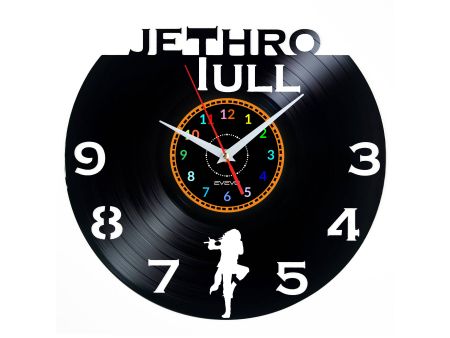 Jethro Tull Vinyl Zegar Ścienny Płyta Winylowa Nowoczesny Dekoracyjny Na Prezent Urodziny