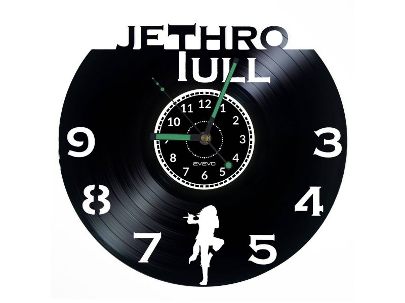 Jethro Tull Vinyl Zegar Ścienny Płyta Winylowa Nowoczesny Dekoracyjny Na Prezent Urodziny