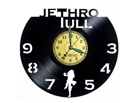 Jethro Tull Vinyl Zegar Ścienny Płyta Winylowa Nowoczesny Dekoracyjny Na Prezent Urodziny