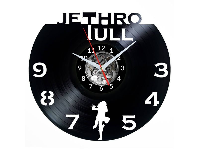 Jethro Tull Vinyl Zegar Ścienny Płyta Winylowa Nowoczesny Dekoracyjny Na Prezent Urodziny