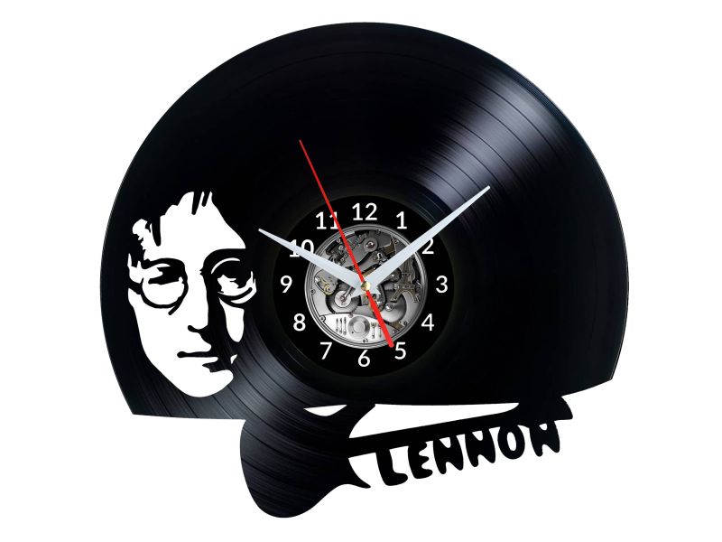 John Lennon Vinyl Zegar Ścienny Płyta Winylowa Nowoczesny Dekoracyjny Na Prezent Urodziny