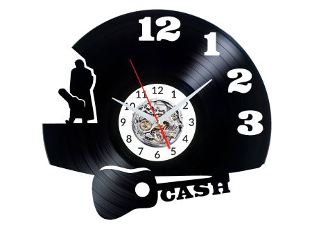 Johnny Cash Vinyl Zegar Ścienny Płyta Winylowa Nowoczesny Dekoracyjny Na Prezent Urodziny