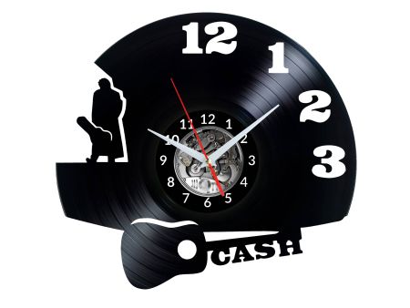 Johnny Cash Vinyl Zegar Ścienny Płyta Winylowa Nowoczesny Dekoracyjny Na Prezent Urodziny