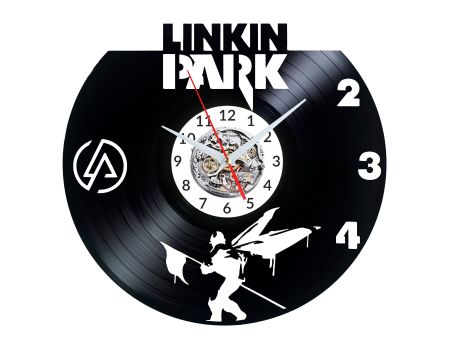 Linkin Park Vinyl Zegar Ścienny Płyta Winylowa Nowoczesny Dekoracyjny Na Prezent Urodziny