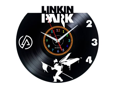 Linkin Park Vinyl Zegar Ścienny Płyta Winylowa Nowoczesny Dekoracyjny Na Prezent Urodziny