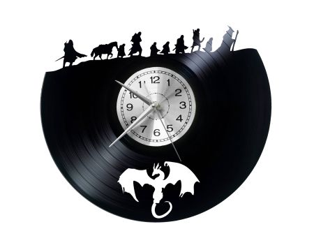 Lord of the Rings Vinyl Zegar Ścienny Płyta Winylowa Nowoczesny Dekoracyjny Na Prezent Urodziny