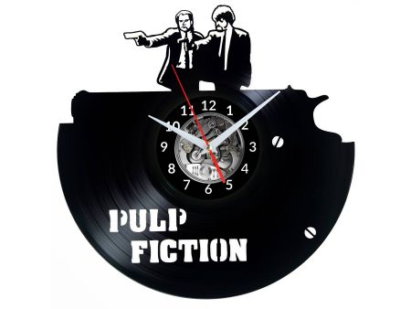 Pulp Fiction Vinyl Zegar Ścienny Płyta Winylowa Nowoczesny Dekoracyjny Na Prezent Urodziny