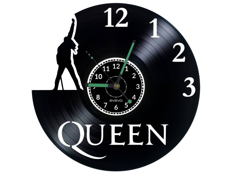 Queen Vinyl Zegar Ścienny Płyta Winylowa Nowoczesny Dekoracyjny Na Prezent Urodziny