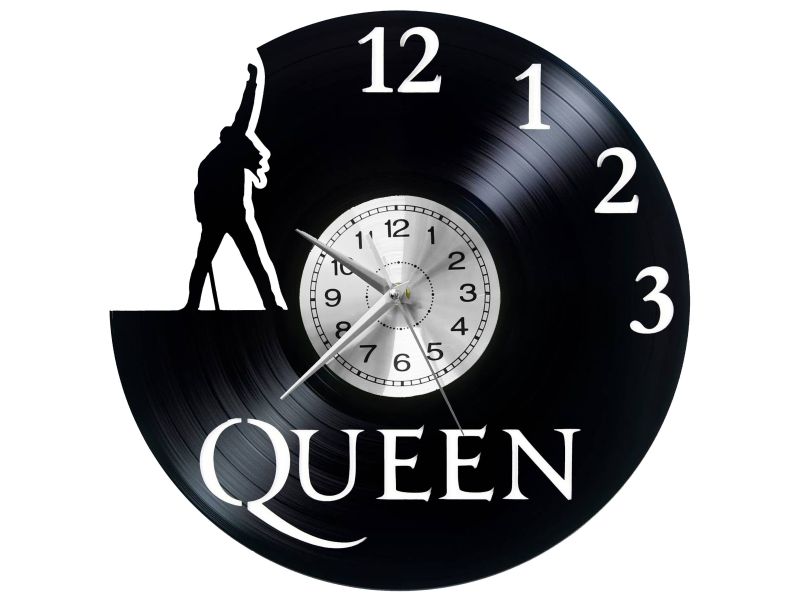 Queen Vinyl Zegar Ścienny Płyta Winylowa Nowoczesny Dekoracyjny Na Prezent Urodziny