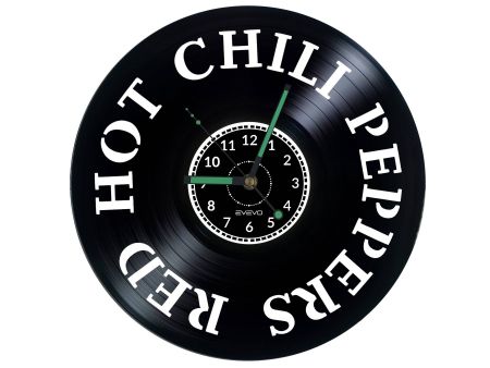 Red Hot Chili Peppers Vinyl Zegar Ścienny Płyta Winylowa Nowoczesny Dekoracyjny Na Prezent Urodziny