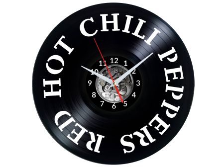 Red Hot Chili Peppers Vinyl Zegar Ścienny Płyta Winylowa Nowoczesny Dekoracyjny Na Prezent Urodziny