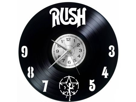 Rush Vinyl Zegar Ścienny Płyta Winylowa Nowoczesny Dekoracyjny Na Prezent Urodziny