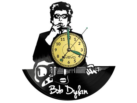 Bob Dylan Vinyl Zegar Ścienny Płyta Winylowa Nowoczesny Dekoracyjny Na Prezent Urodziny